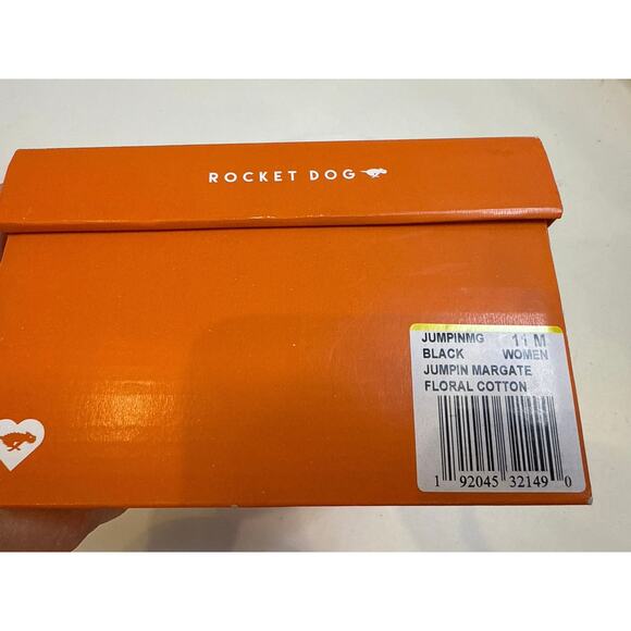 Rocket Dog Floral Jumpin Margate Lace Up Sneakers Sz 11 Women’s NIB Casual Blk - Picture 10 of 12